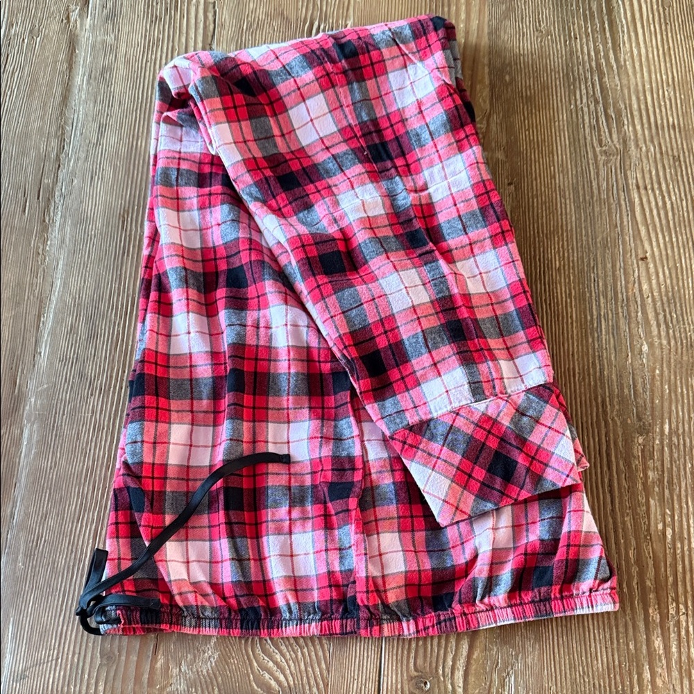 Victoria's Secret Red and Black Plaid Pajama Pants